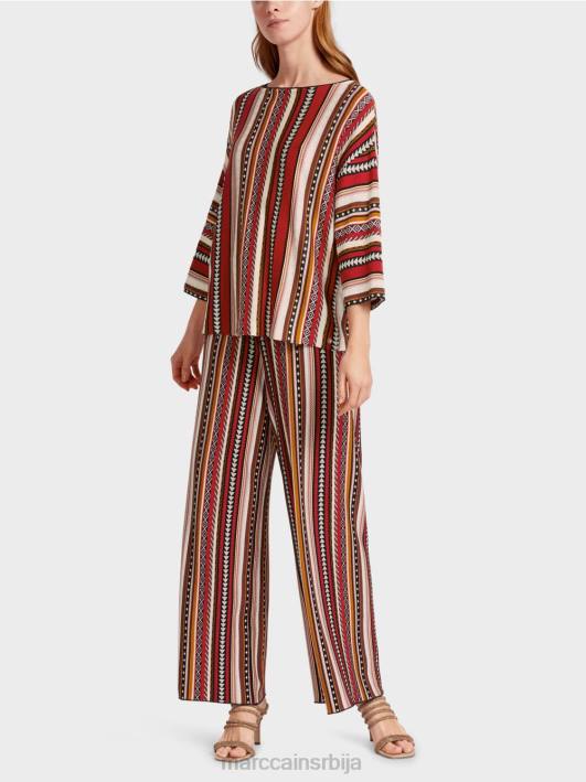 џемпер "плетен у немачкој" Marc Cain D6881130 Бордо одећу