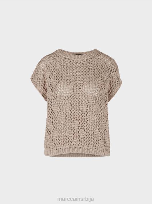 плетени врх без рукава Marc Cain D6881163 софт таупе одећу