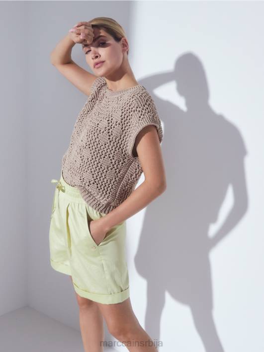 плетени врх без рукава Marc Cain D6881163 софт таупе одећу
