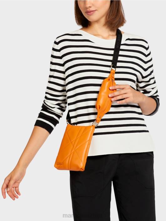 џемпер са пругама од плетенице Marc Cain D6881176 бело и црно одећу