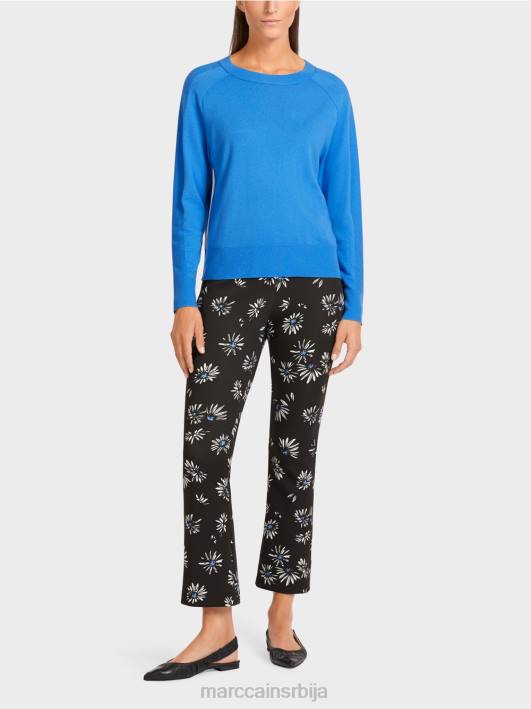 џемпер од луксузне мешавине материјала Marc Cain D6881185 азурно одећу