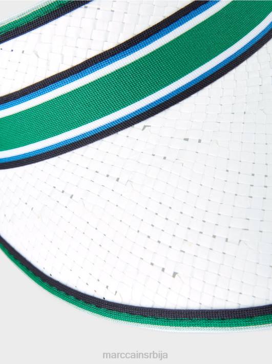 штитник од сунца у изгледу сламнатог шешира Marc Cain D6881710 светли лист босиљка прибор