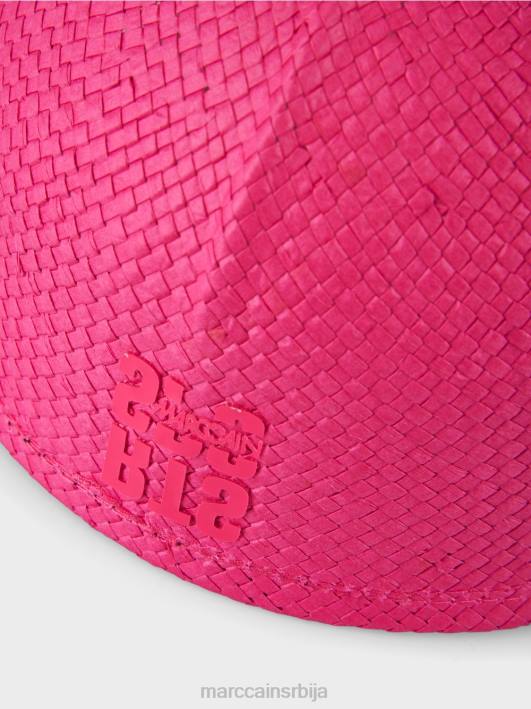 обична капа са великим штитником од сунца Marc Cain D6881718 супер розе прибор