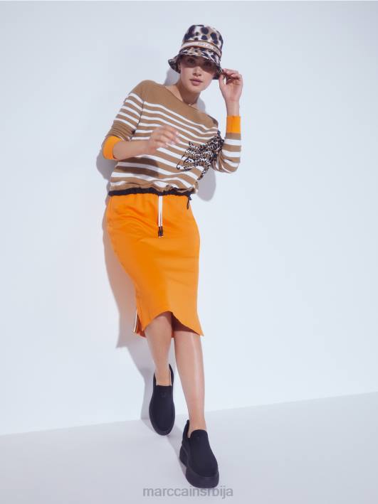 мека рибарска капа Marc Cain D6881740 лагана кафа прибор