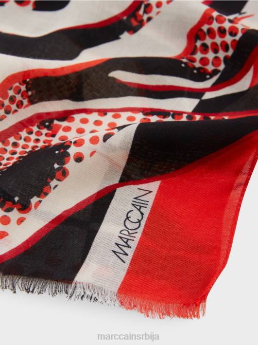 шал са стилизованим лео принтом Marc Cain D6881668 цампари прибор