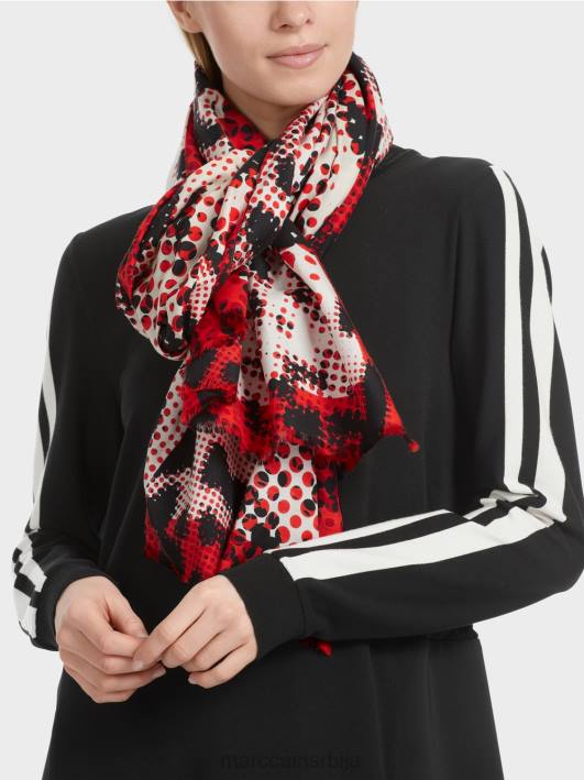 шал са мотивом животињског крзна Marc Cain D6881669 цампари прибор