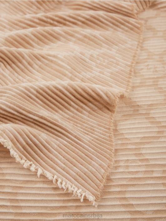 шал са наборима Marc Cain D6881674 тамна крема прибор