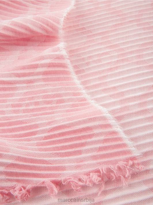 шал са наборима Marc Cain D6881700 меки пудер розе прибор