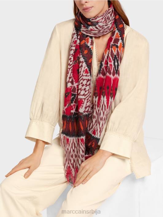шал у елегантној мешавини материјала Marc Cain D6881711 Бордо прибор