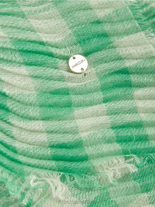 марама у вишијевим чековима Marc Cain D6881737 светли жад прибор