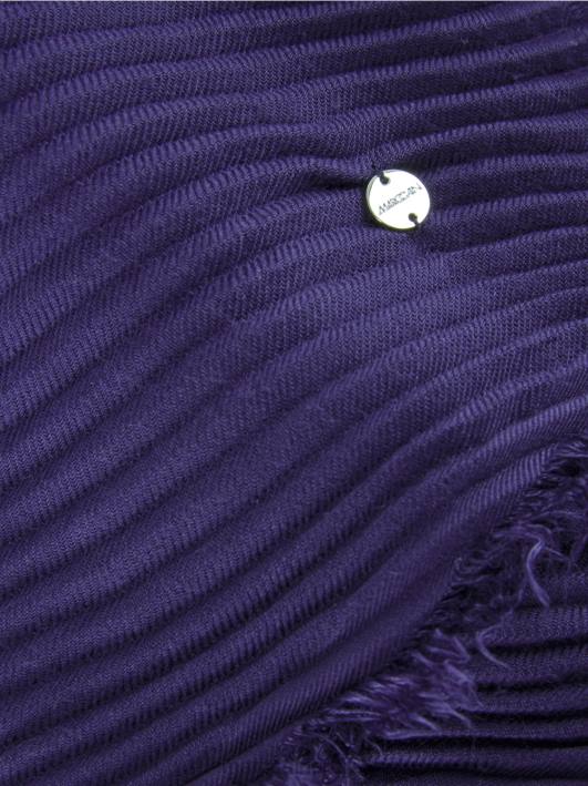 плисирани шал Marc Cain D6881746 краљевски пурпур прибор