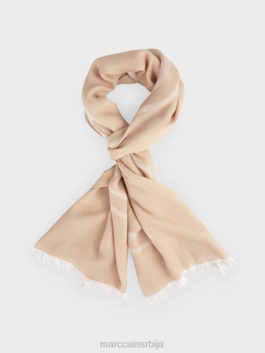 шал са логом Marc Cain D6881748 софт таупе прибор