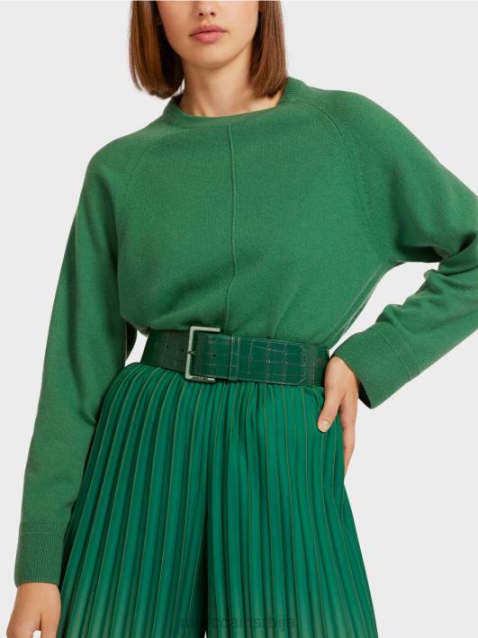 каиш од кравље коже изгледа крокодила Marc Cain D6881744 мрачна шума прибор