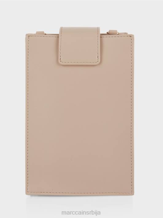торба преко тела у уздужном формату Marc Cain D6881493 избељени песак прибор