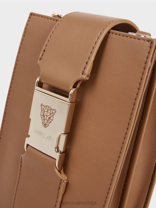 торба преко тела у уздужном формату Marc Cain D6881499 светла карамела прибор