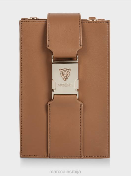 торба преко тела у уздужном формату Marc Cain D6881499 светла карамела прибор