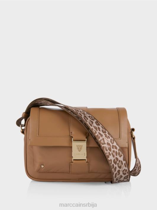 торба за раме "преиспитајмо заједно". Marc Cain D6881500 светла карамела прибор