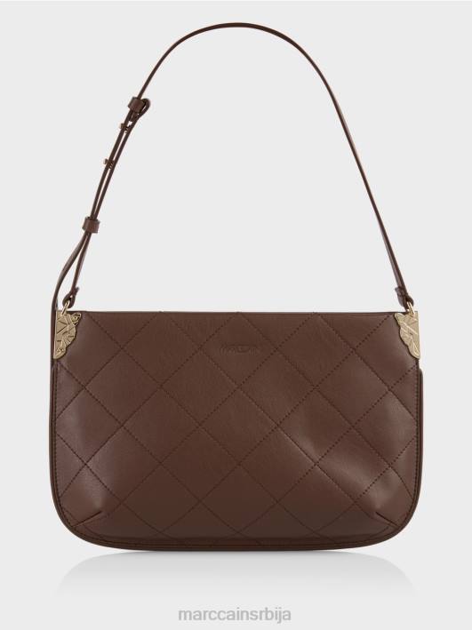 торба за раме "преиспитајмо заједно". Marc Cain D6881505 тамно дрво прибор