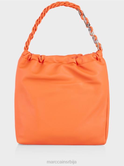 торба за куповину у облику торбице Marc Cain D6881509 светли корал прибор