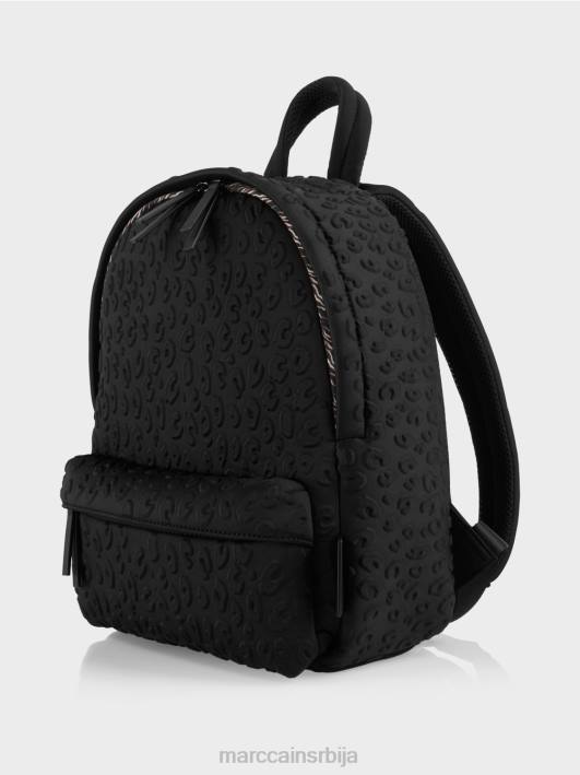 ранац од техно материјала Marc Cain D6881510 црн прибор