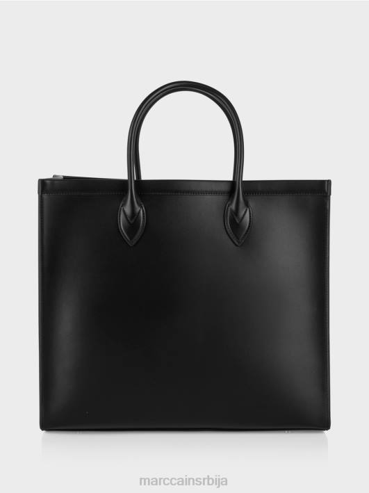 торба за куповину са логом Marc Cain D6881512 црн прибор