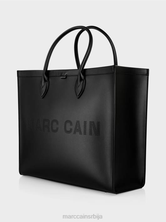 торба за куповину са логом Marc Cain D6881512 црн прибор