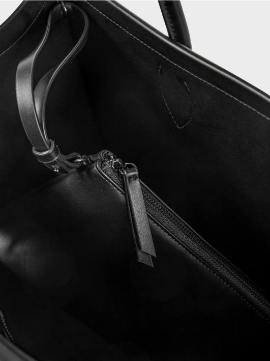 торба за куповину са логом Marc Cain D6881512 црн прибор