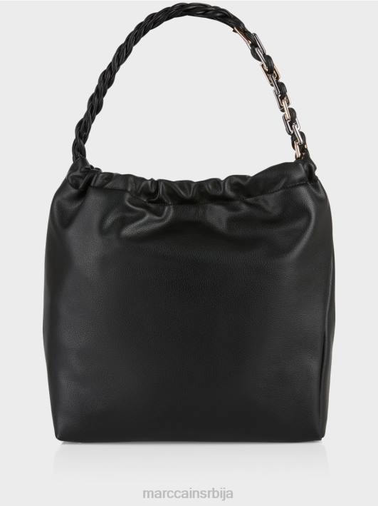 торба за куповину у облику торбице Marc Cain D6881520 црн прибор