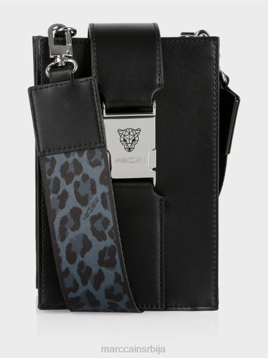 торба преко тела у уздужном формату Marc Cain D6881521 црн прибор