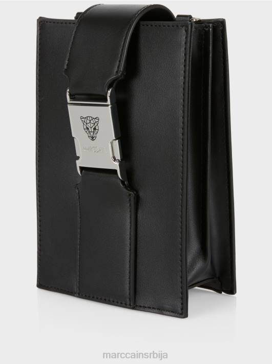 торба преко тела у уздужном формату Marc Cain D6881521 црн прибор