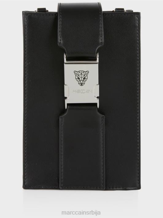 торба преко тела у уздужном формату Marc Cain D6881521 црн прибор