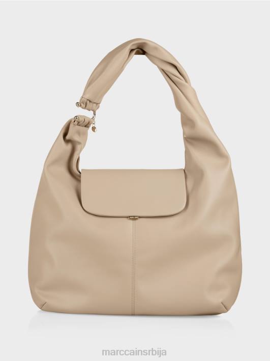 торба са преклопом Marc Cain D6881522 дубок песак прибор