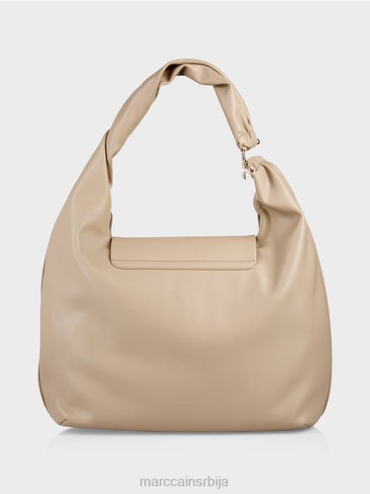 торба са преклопом Marc Cain D6881522 дубок песак прибор