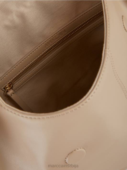 торба са преклопом Marc Cain D6881522 дубок песак прибор