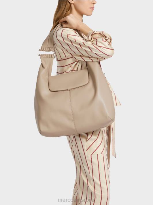 торба са преклопом Marc Cain D6881522 дубок песак прибор