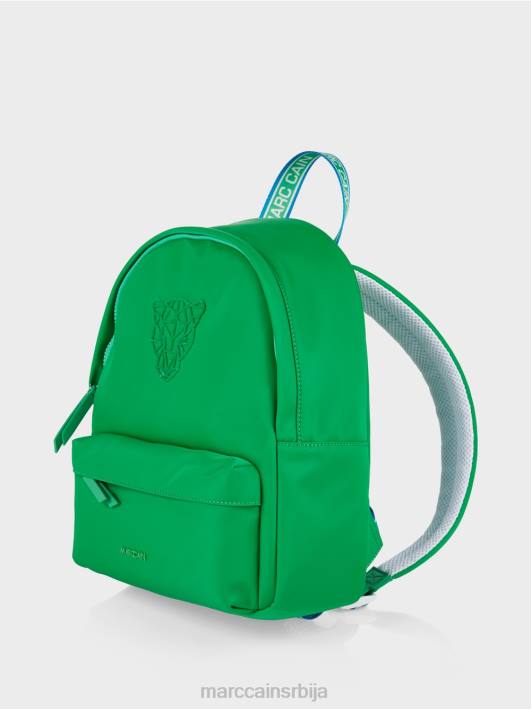 ранац са апликацијом на глави леопарда Marc Cain D6881530 светли лист босиљка прибор