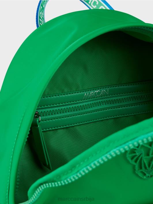 ранац са апликацијом на глави леопарда Marc Cain D6881530 светли лист босиљка прибор