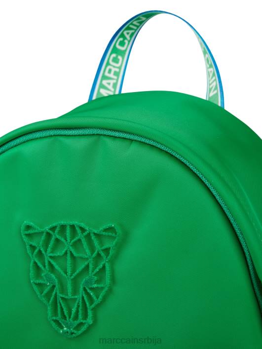 ранац са апликацијом на глави леопарда Marc Cain D6881530 светли лист босиљка прибор