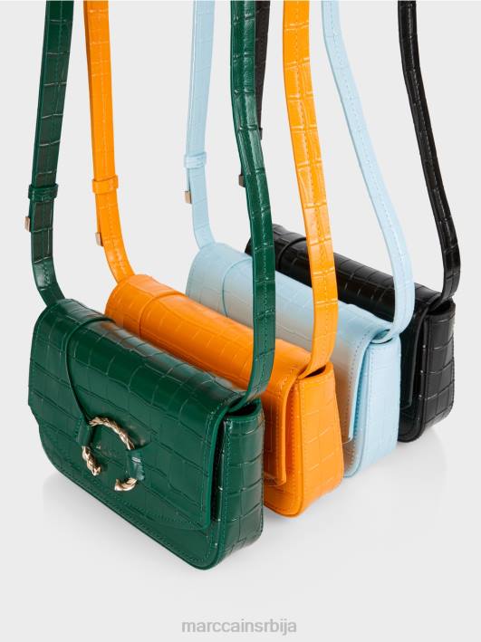 торба на рамену са украсним прстеном Marc Cain D6881536 атмосферско плаво прибор