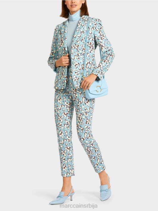 торба на рамену са украсним прстеном Marc Cain D6881536 атмосферско плаво прибор