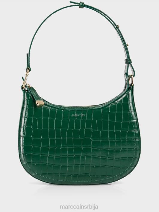 вештачка крок торба са горњом ручком Marc Cain D6881537 мрачна шума прибор