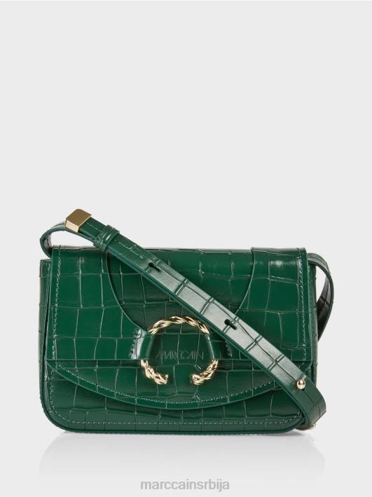 торба на рамену са украсним прстеном Marc Cain D6881540 мрачна шума прибор