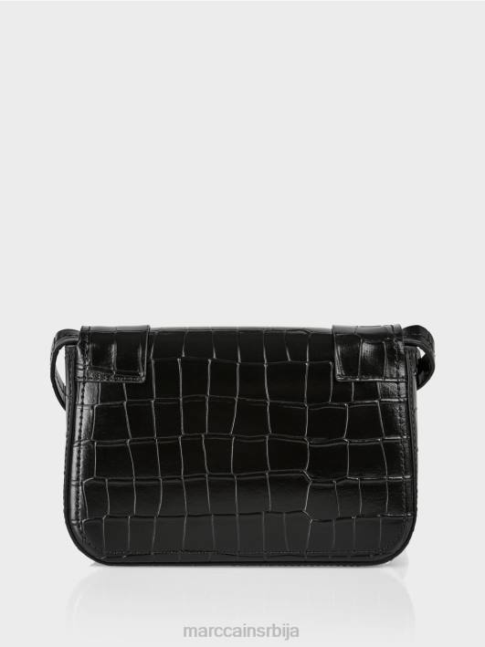 торба на рамену са украсним прстеном Marc Cain D6881542 црн прибор