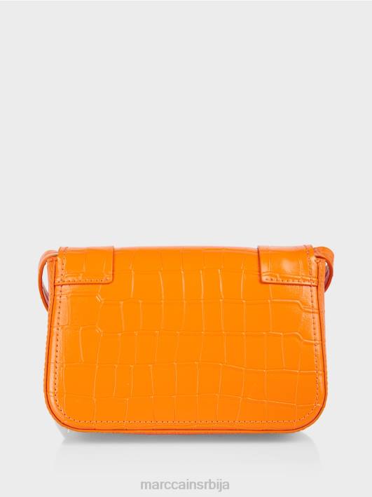 торба на рамену са украсним прстеном Marc Cain D6881544 јасно наранџаста прибор