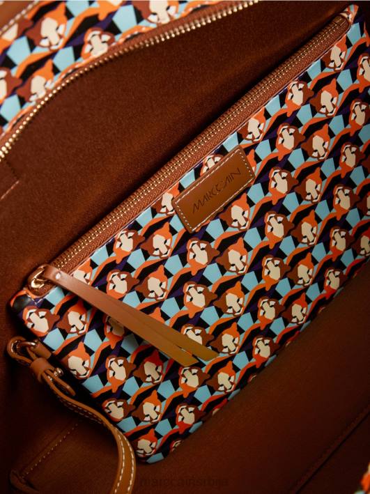 торба са торбом која се може уклонити Marc Cain D6881546 јасно наранџаста прибор