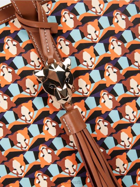 торба са торбом која се може уклонити Marc Cain D6881546 јасно наранџаста прибор