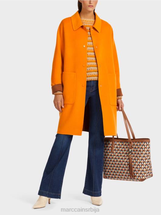 торба са торбом која се може уклонити Marc Cain D6881546 јасно наранџаста прибор