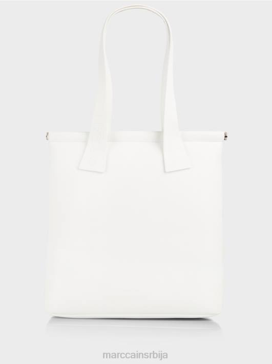 торба од вештачке напе Marc Cain D6881547 прљаво бело прибор