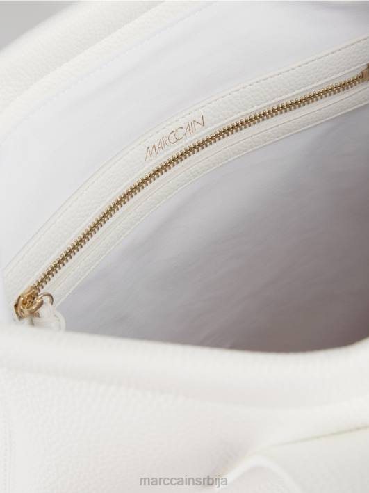 торба од вештачке напе Marc Cain D6881547 прљаво бело прибор