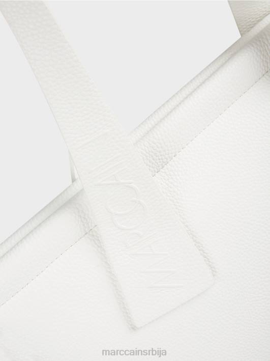 торба од вештачке напе Marc Cain D6881547 прљаво бело прибор